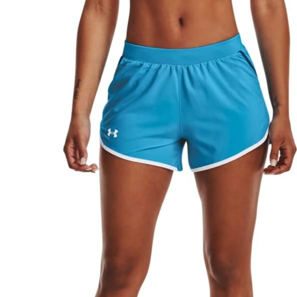 Under Armour Blue and White Athletic Shorts Lightweight Design